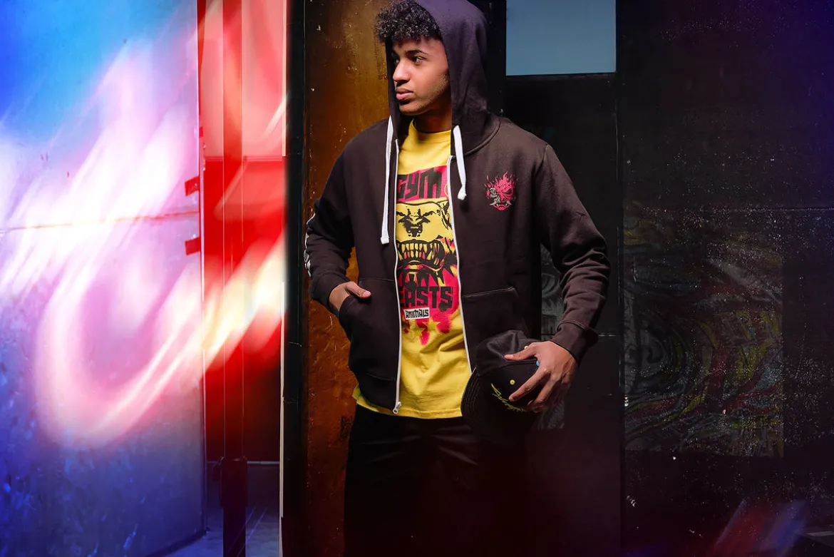 Cyberpunk 2077 - Gym Beasts T-Shirt gelb