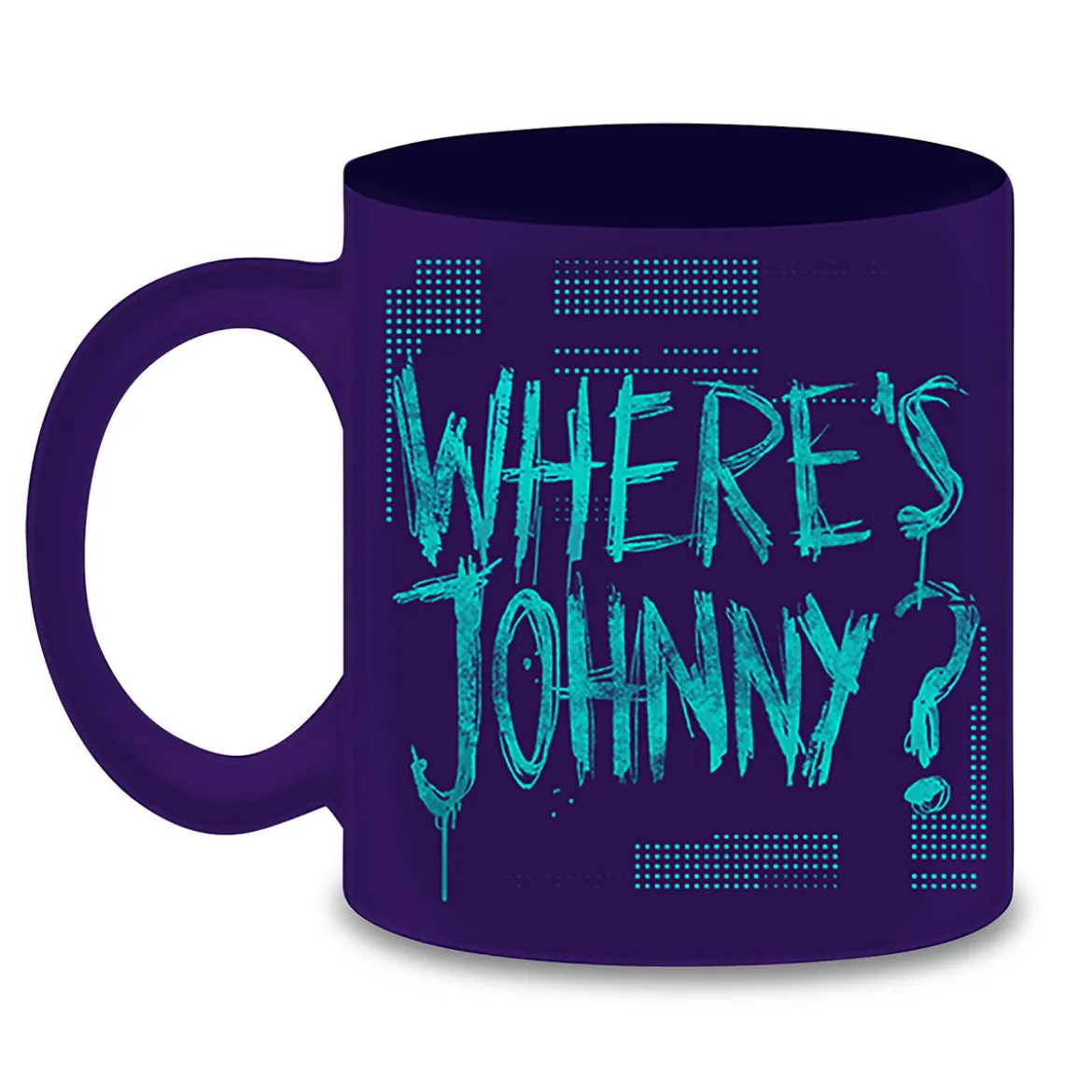 Cyberpunk 2077 - Where's Johnny Thermoeffekt Tasse blau