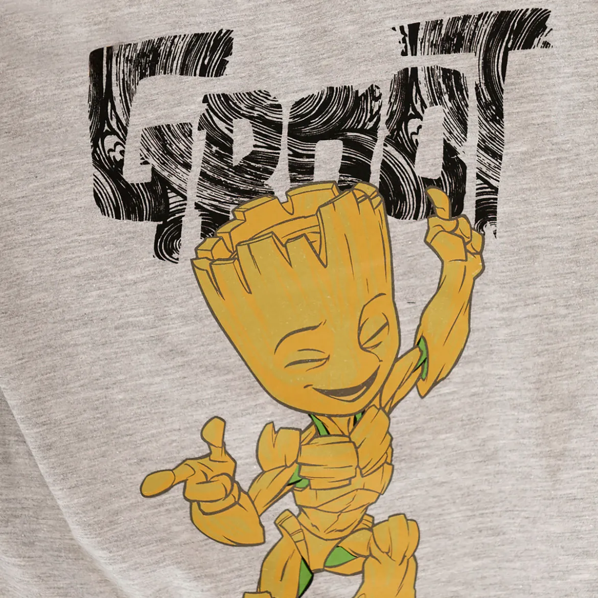 Dancing Groot Pyjama Damen kurz mit Spitze - Guardians of the Galaxy
