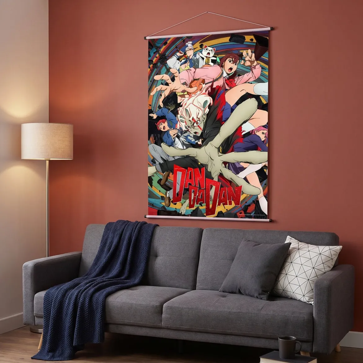 Dandadan - Okarun und Freunde Wall Scroll