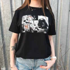 Dark Side Tattoo T-Shirt für Star Wars Fans schwarz