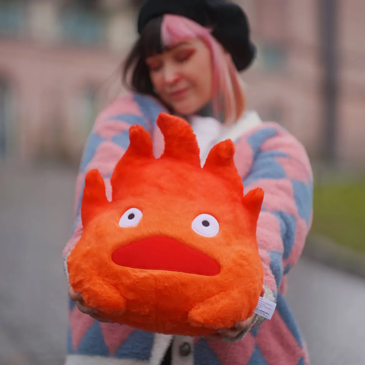 Das wandelnde Schloss - Calcifer Plüsch Figur 34cm
