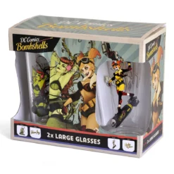 DC Comics - Harley Quinn und Poison Ivy Gläserset
