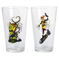 DC Comics - Harley Quinn und Poison Ivy Gläserset