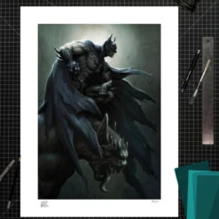 DC Comics Kunstdruck Batman 46 x 61 cm - ungerahmt