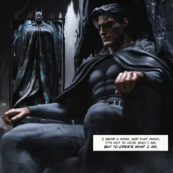 DC Comics Legacy Replica Statue 1/4 Batman and Bruce Wayne