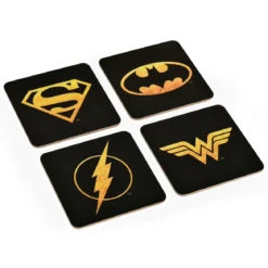 DC Comics Logos Untersetzer 4er Set