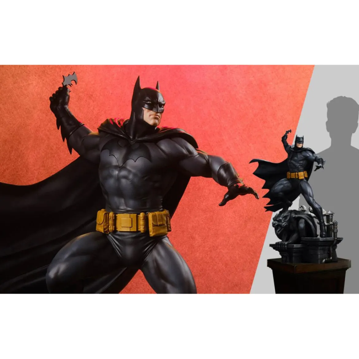 DC Comics Maquette 1/4 Batman (Black and Gray Edition) 66 cm