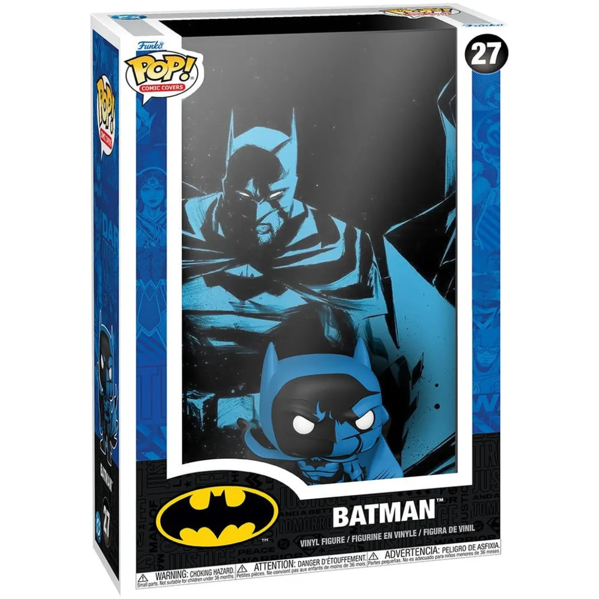 DC Comics POP! Comic Covers Vinyl Figur Batman Black & Blue