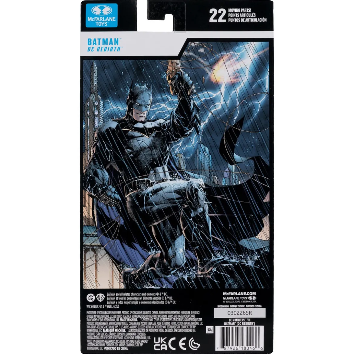 DC Multiverse Actionfigur Batman (DC Rebirth) 18 cm