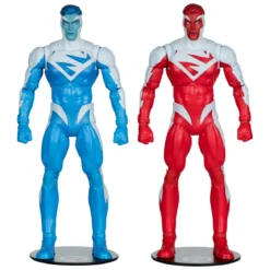 DC Multiverse Actionfiguren 2er-Pack Superman Blue vs.