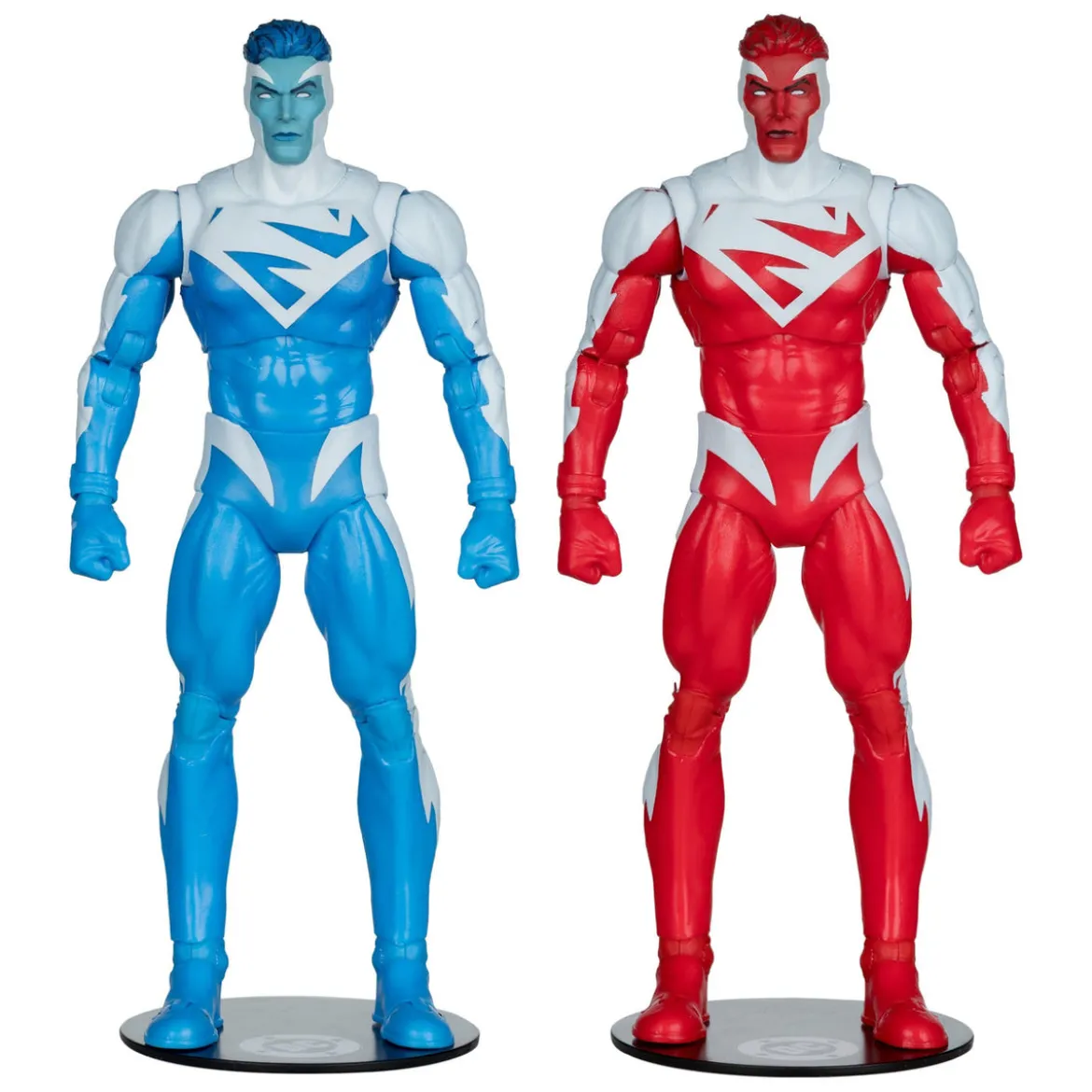 DC Multiverse Actionfiguren 2er-Pack Superman Blue vs.