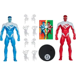 DC Multiverse Actionfiguren 2er-Pack Superman Blue vs.