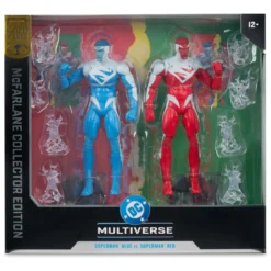 DC Multiverse Actionfiguren 2er-Pack Superman Blue vs.