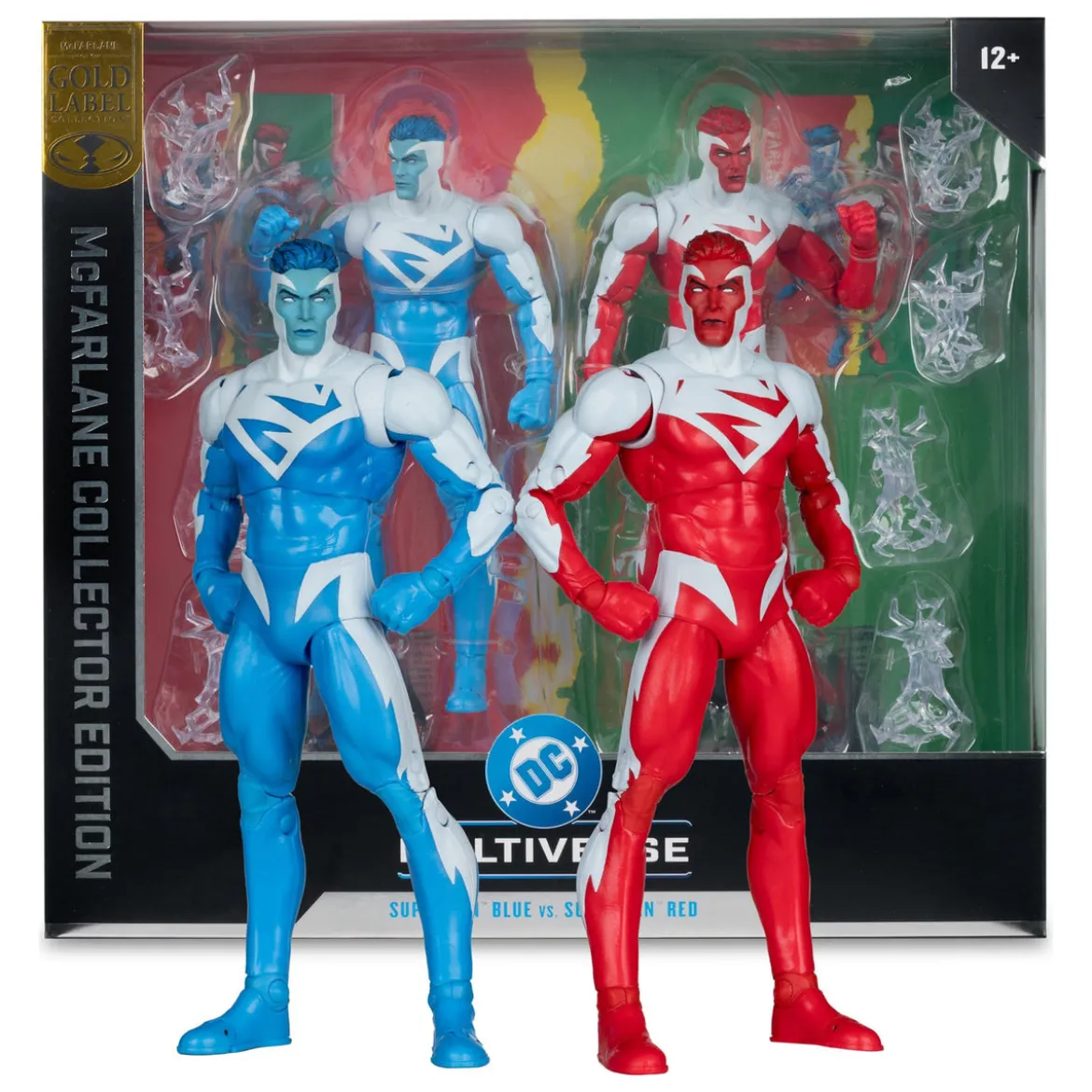 DC Multiverse Actionfiguren 2er-Pack Superman Blue vs.