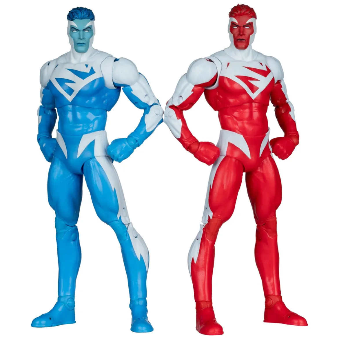 DC Multiverse Actionfiguren 2er-Pack Superman Blue vs.