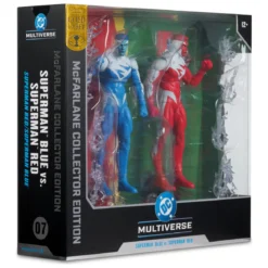 DC Multiverse Actionfiguren 2er-Pack Superman Blue vs.