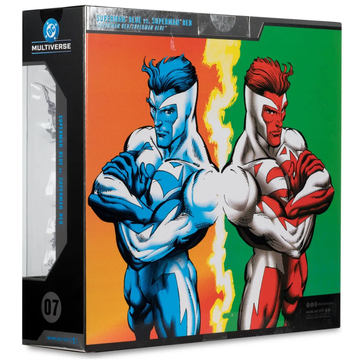 DC Multiverse Actionfiguren 2er-Pack Superman Blue vs.