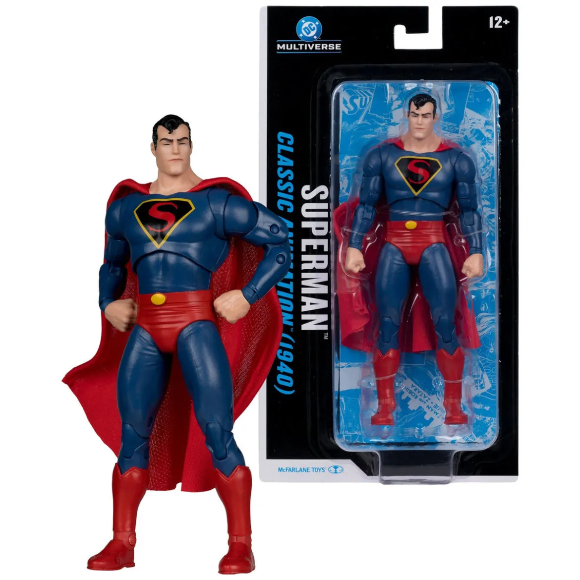DC Multiverse Actionfigur Superman (Classic Animation 1940)