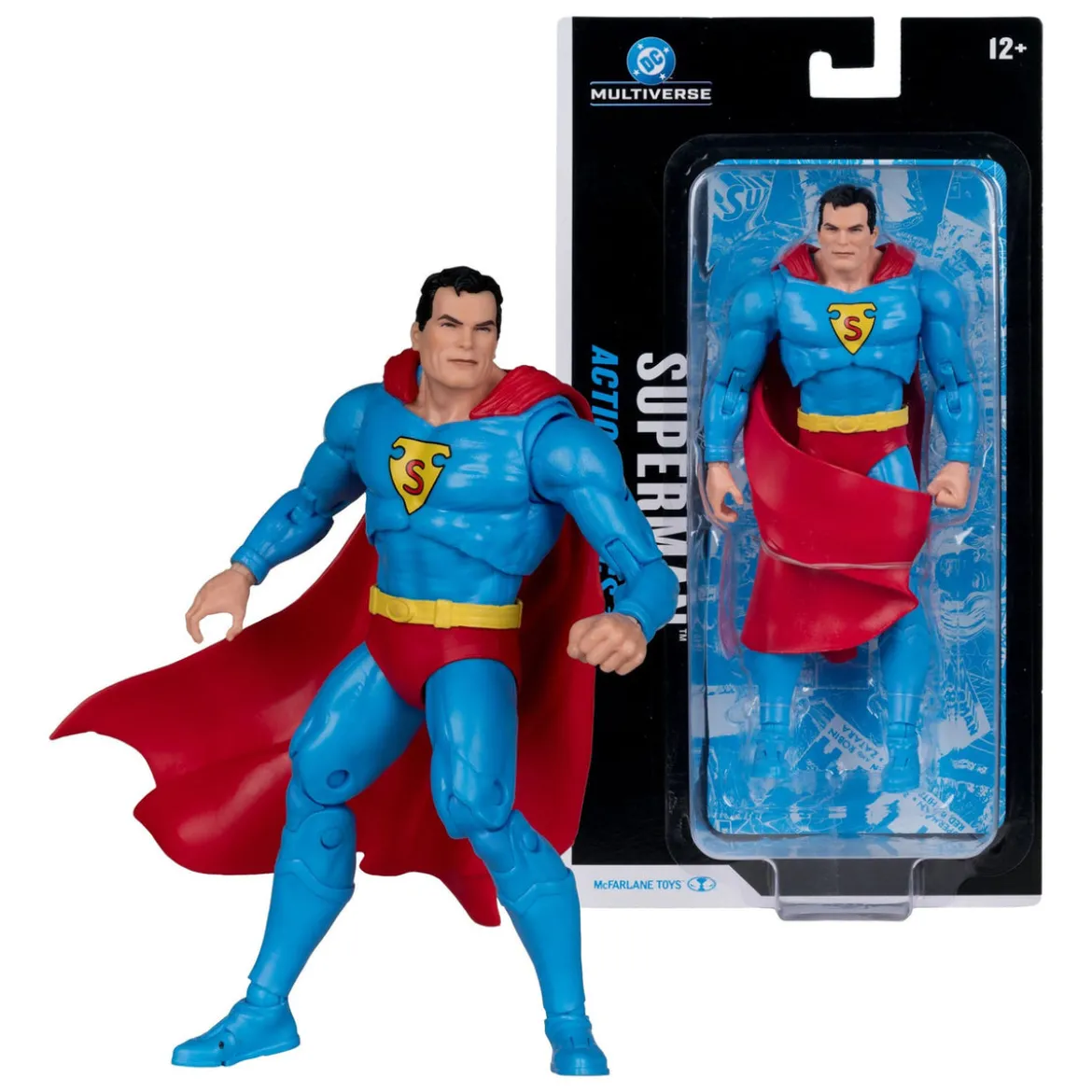 DC Multiverse Actionfigur Superman (Action Comics #1) 18 cm