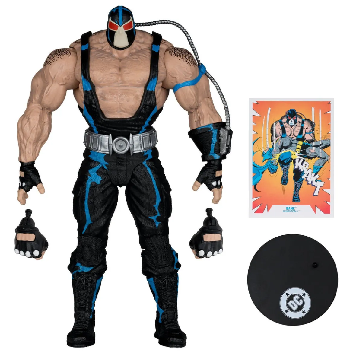 DC Multiverse Mega Actionfigur Bane (Knightfall) (Gold