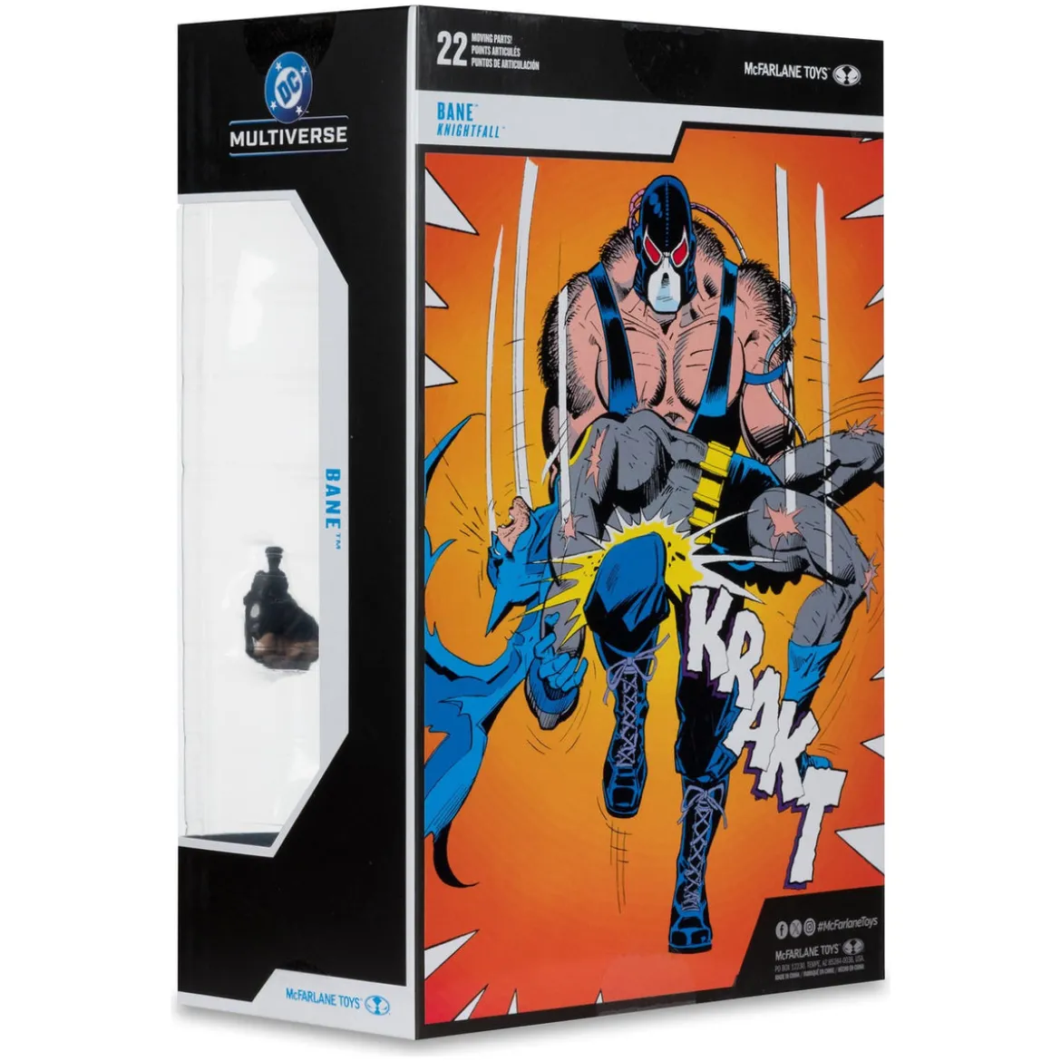DC Multiverse Mega Actionfigur Bane (Knightfall) (Gold