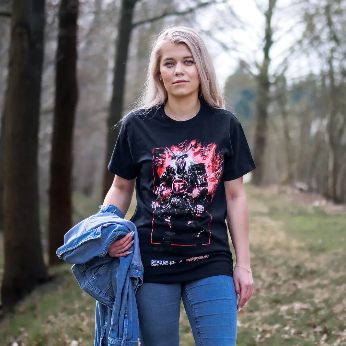 Dead by Daylight x Iron Maiden - Oni Samurai Eddie Killer T-Shirt