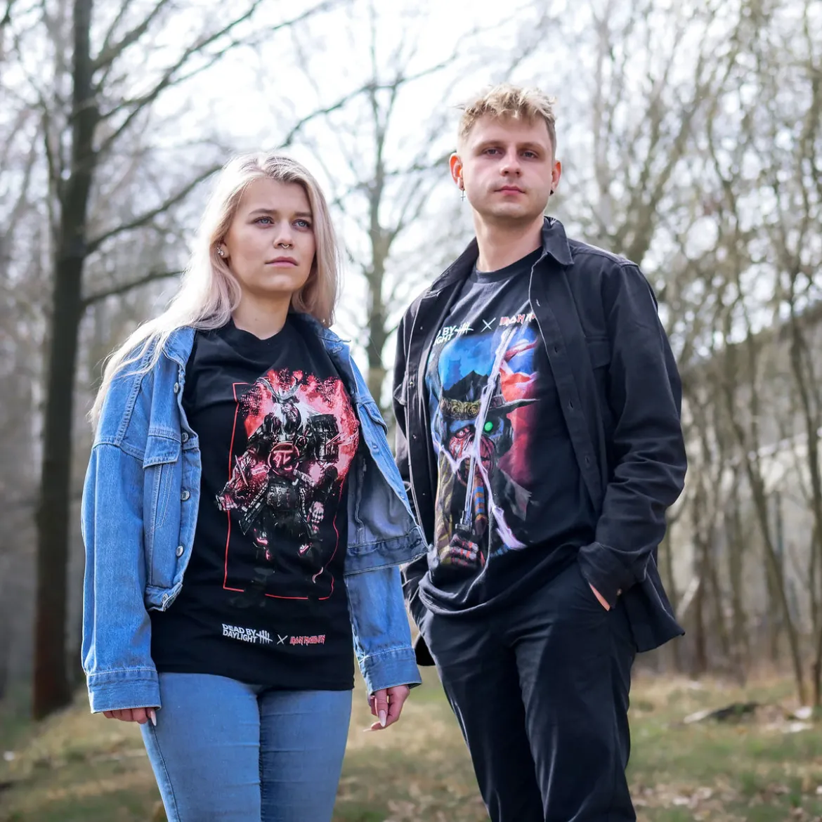 Dead by Daylight x Iron Maiden - Oni Samurai Eddie Killer T-Shirt