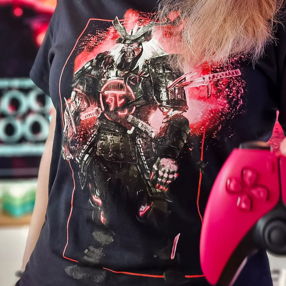 Dead by Daylight x Iron Maiden - Oni Samurai Eddie Killer T-Shirt