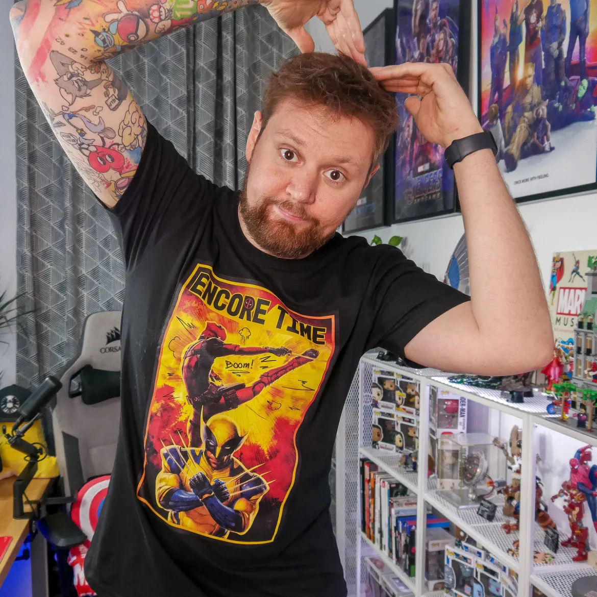 Deadpool and Wolverine - Encore Time T-Shirt schwarz