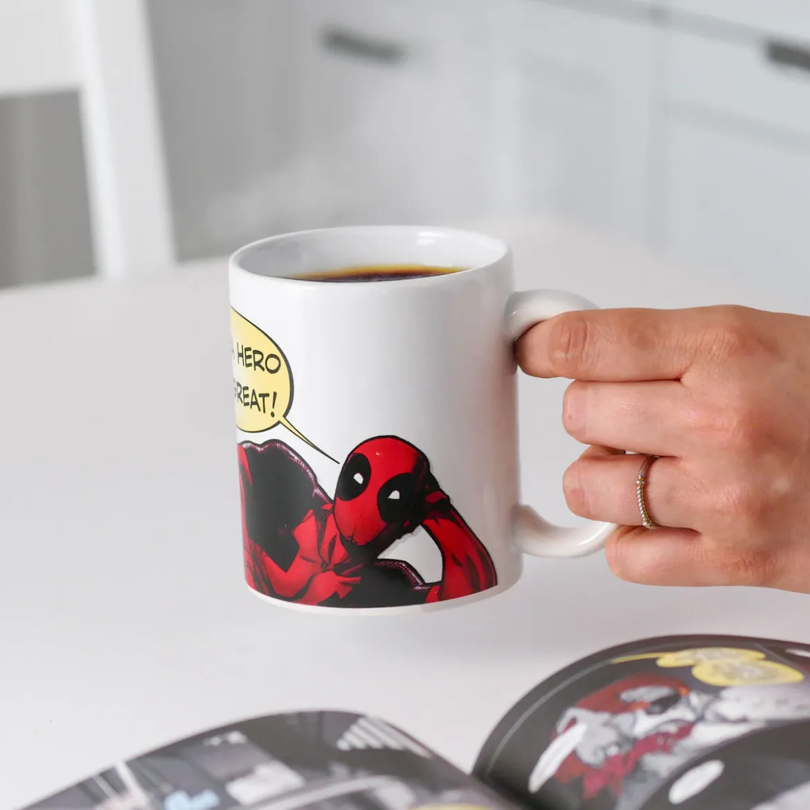 Deadpool - Being A Hero Feels Great Tasse