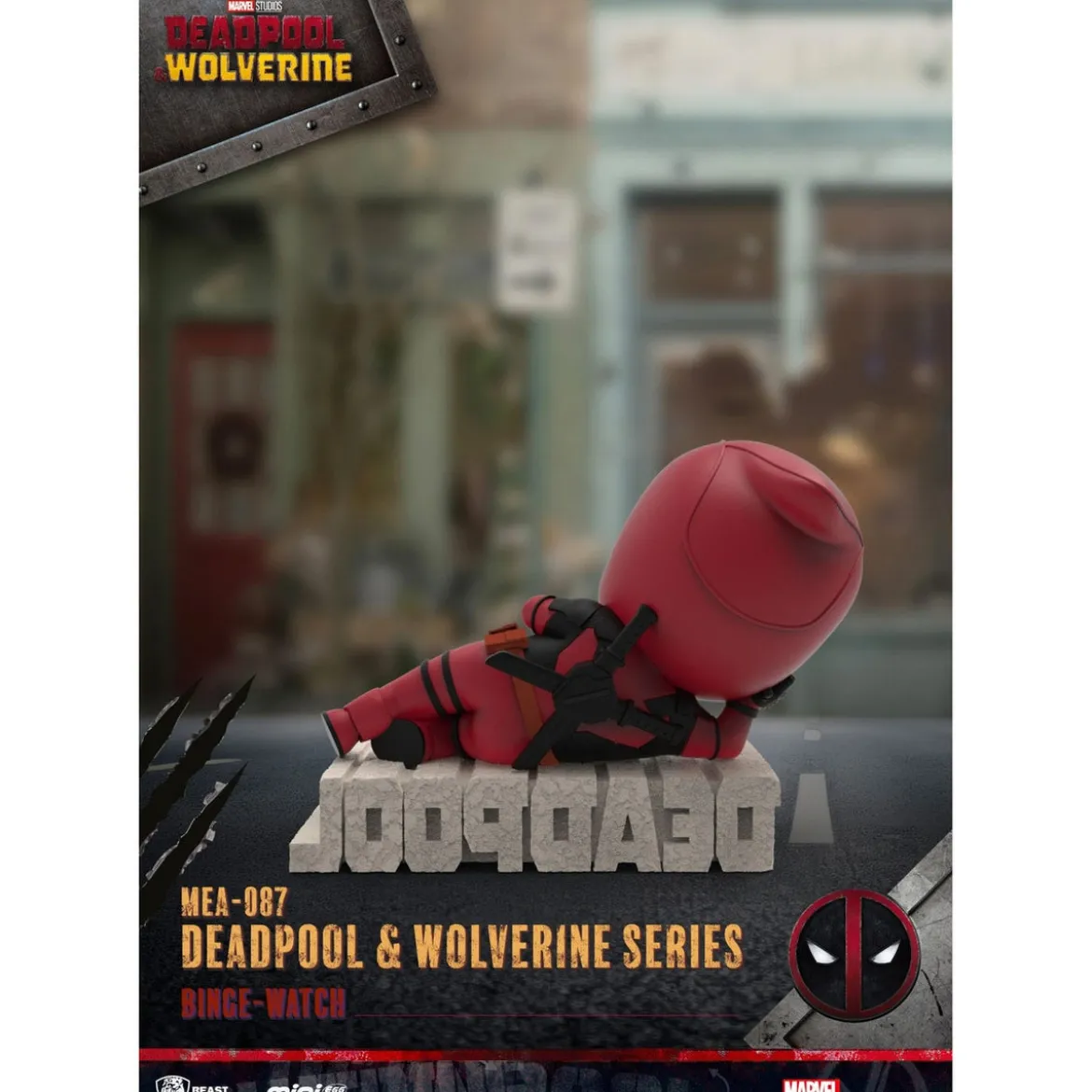 Deadpool 3 Deadpool & Wolverine Series Mini Egg Attack Figuren Set 8 cm