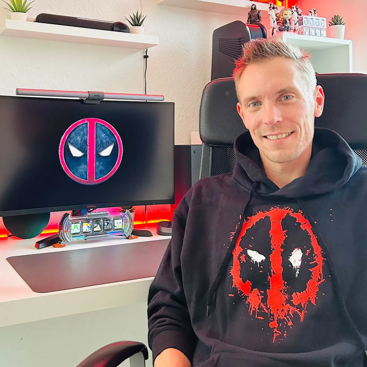 Deadpool - Logo Hoodie schwarz