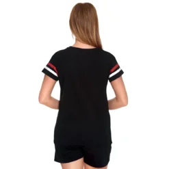 Deadpool - Logo Pyjama kurz Damen schwarz