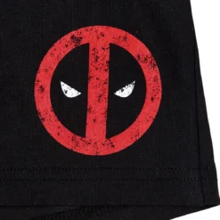Deadpool - Logo Pyjama kurz Damen schwarz