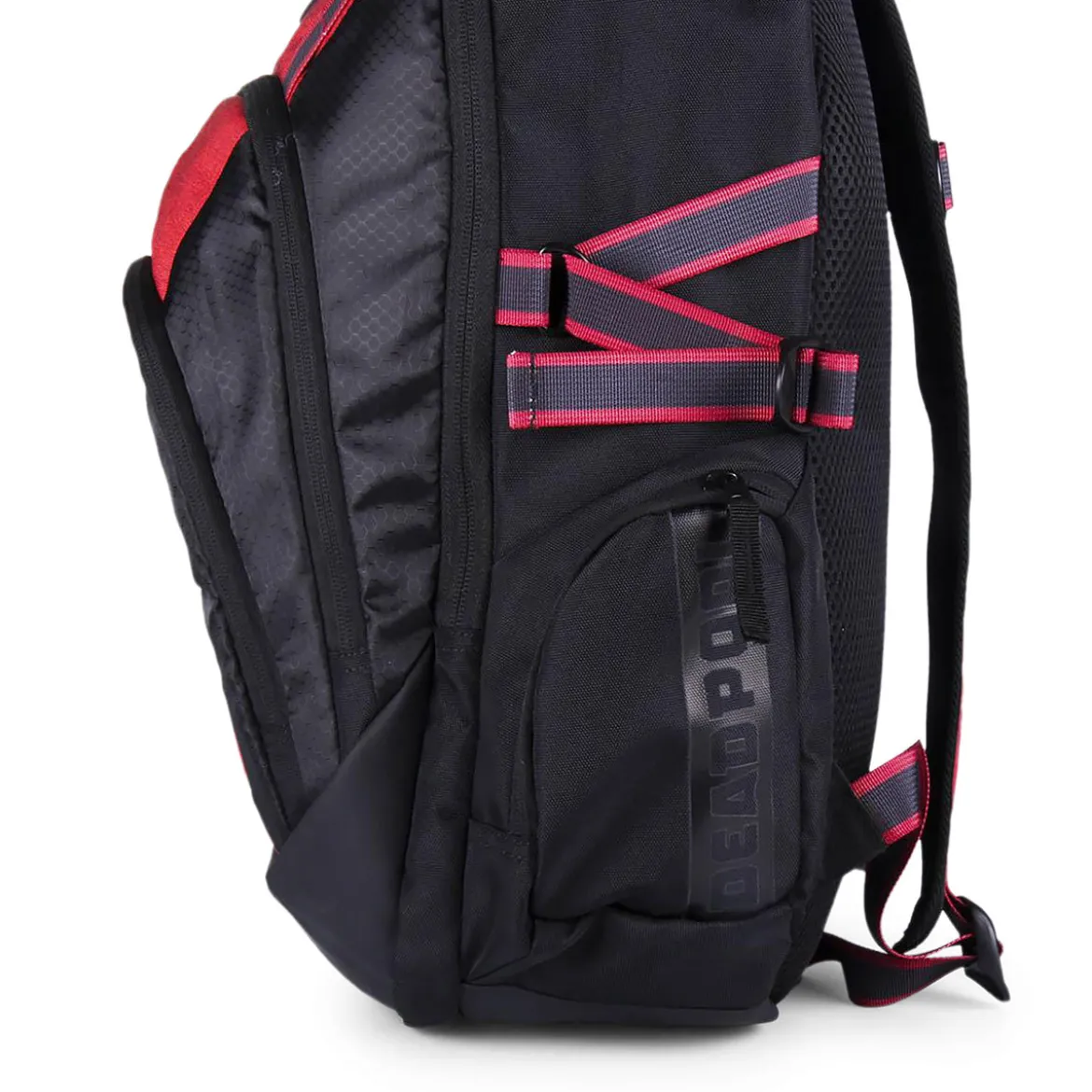 Deadpool Logo Rucksack schwarz-rot