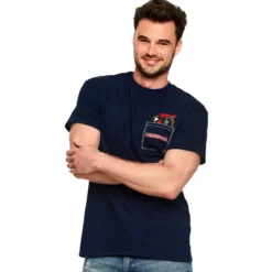 Deadpool - Pocket T-Shirt blau
