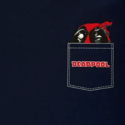 Deadpool - Pocket T-Shirt blau