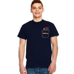 Deadpool - Pocket T-Shirt blau