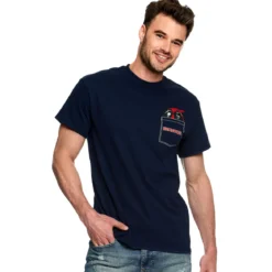 Deadpool - Pocket T-Shirt blau