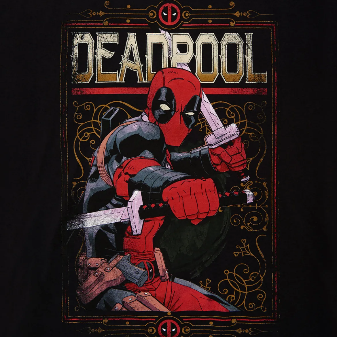 Deadpool - Ready to Fight T-Shirt schwarz