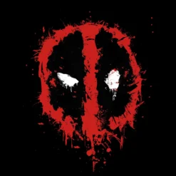 Deadpool - Splatter T-Shirt schwarz