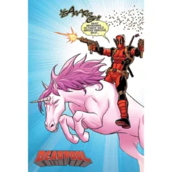 Deadpool - Unicorn Ride Maxi Poster