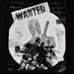 Deadpool - Wanted T-Shirt schwarz