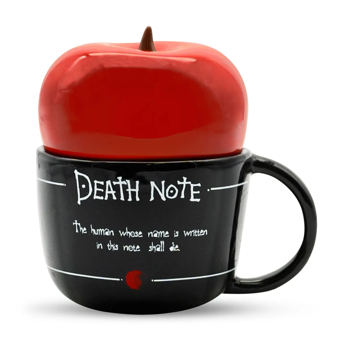 Death Note - Apple 3D Tasse mit Deckel