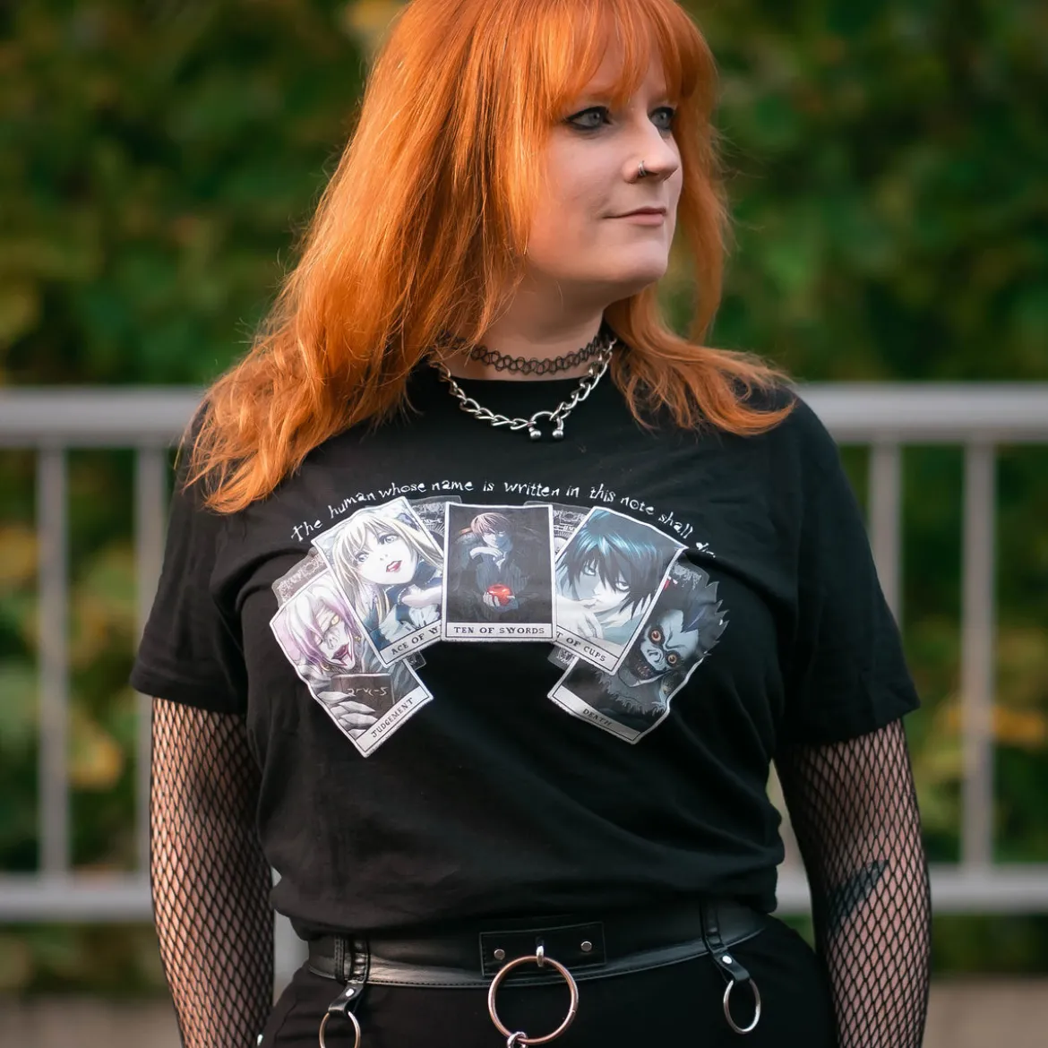 Death Note - Playing Cards T-Shirt schwarz