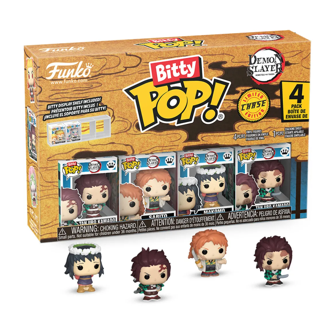 Demon Slayer - Funko Bitty Pop 4er Figuren Set Serie 4