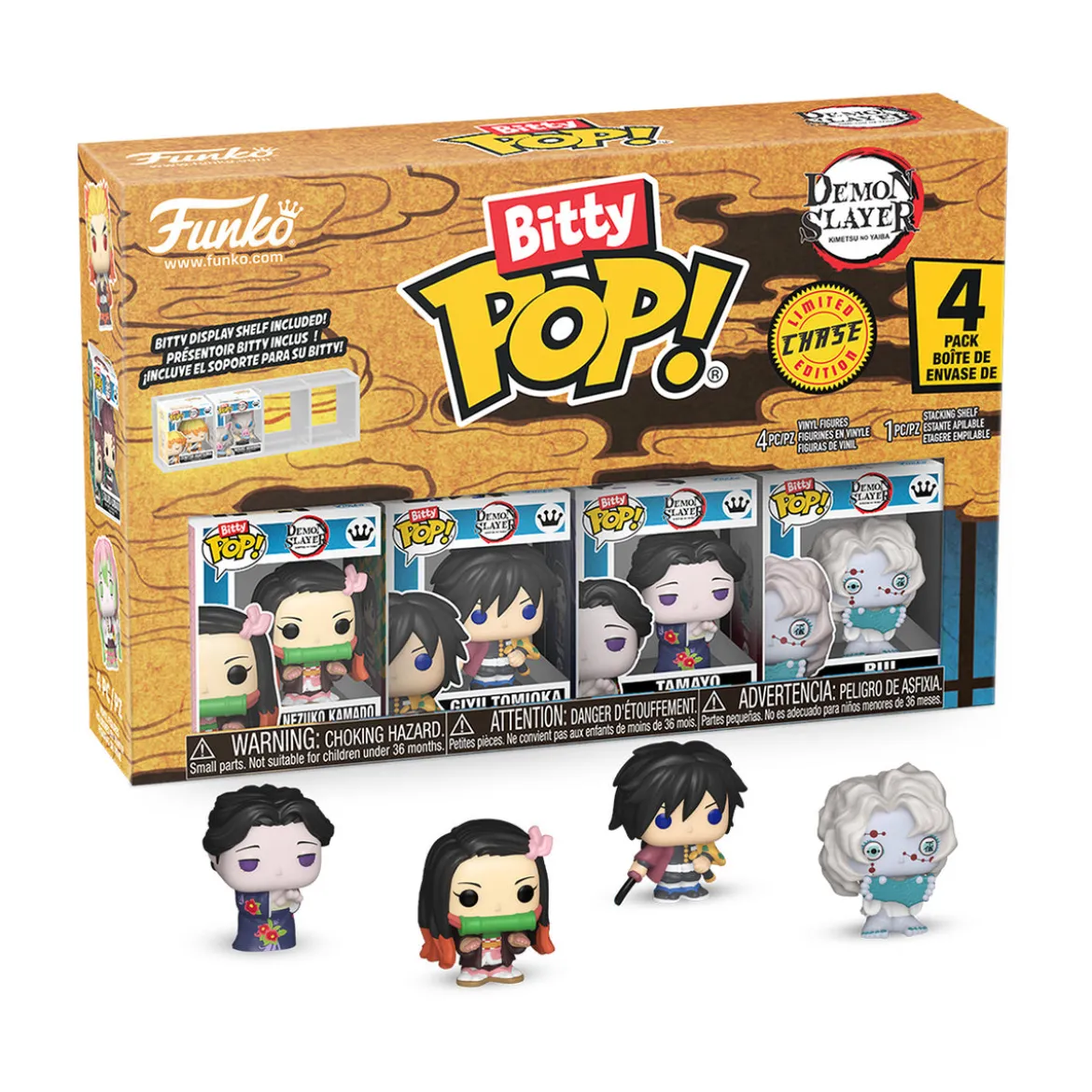 Demon Slayer - Funko Bitty Pop 4er Figuren Set Serie 2