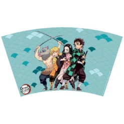 Demon Slayer - Group Trinkbecher mit Strohhalm