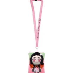 Demon Slayer: Kimetsu no Yaiba Schlüsselband Nezuko Deluxe mit Kartenhaltertasche